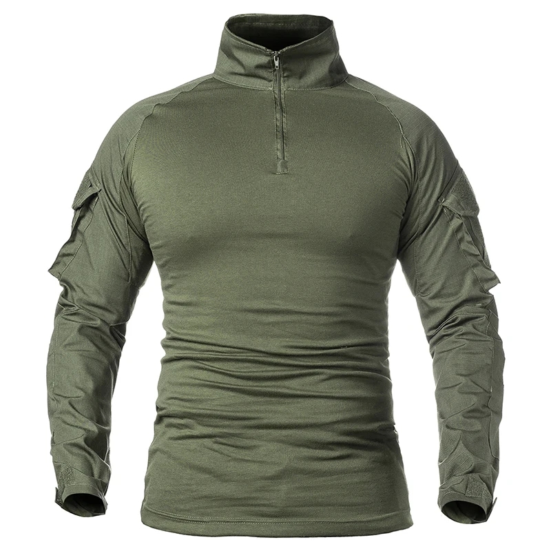 Hunting Outdoor Wear - 1/4 Zipper Outdoor Uniform Combat Tops