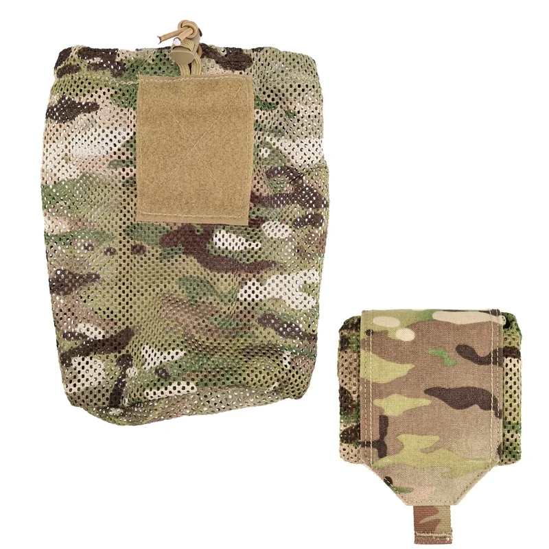 Outdoor Hunting Magazines - Tactical Mesh Dump Pouch Mini Foldable