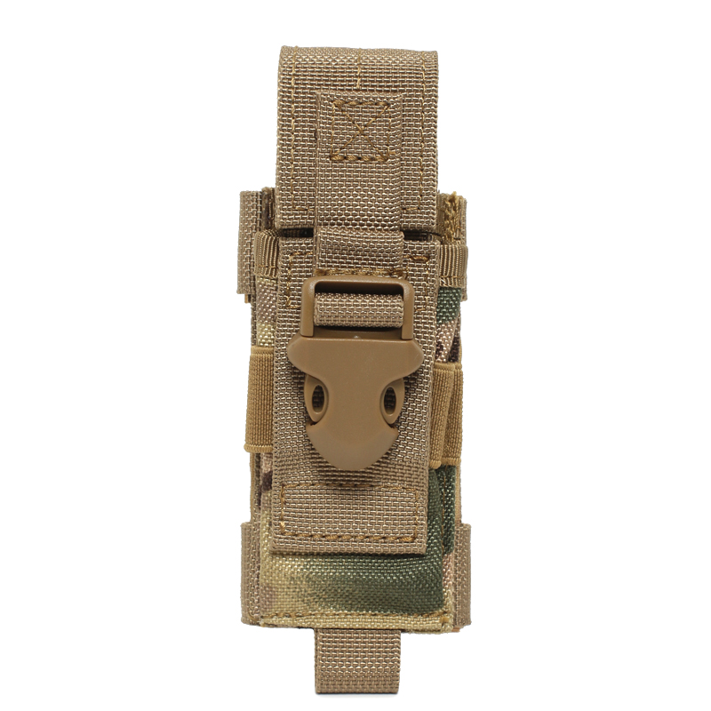 Outdoor Hunting Magazines - Tactical Molle Flashlight Pouch Torch Holder