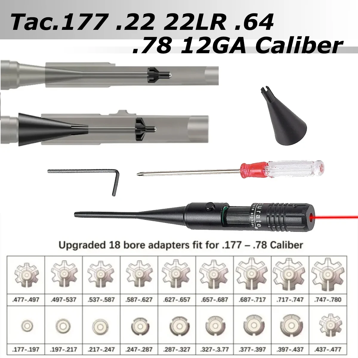 Tactical Green Red Laser Bore  - đánh giá và giá Laser Boresighter Kit