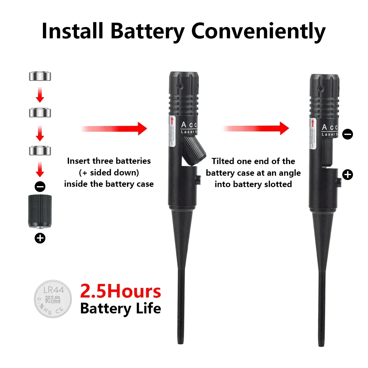 Tactical Green Red Laser Bore  - đánh giá và giá Laser Boresighter Kit