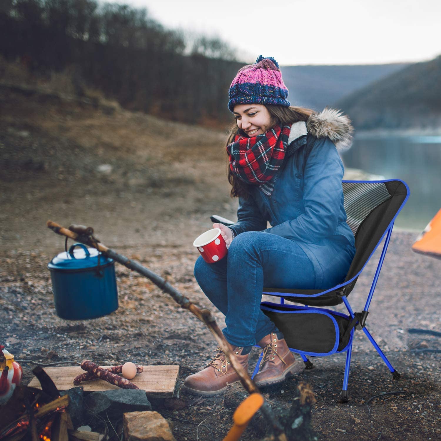 Folding Chair Ultralight Detac - đánh giá và giá Outdoor Hunting Chair