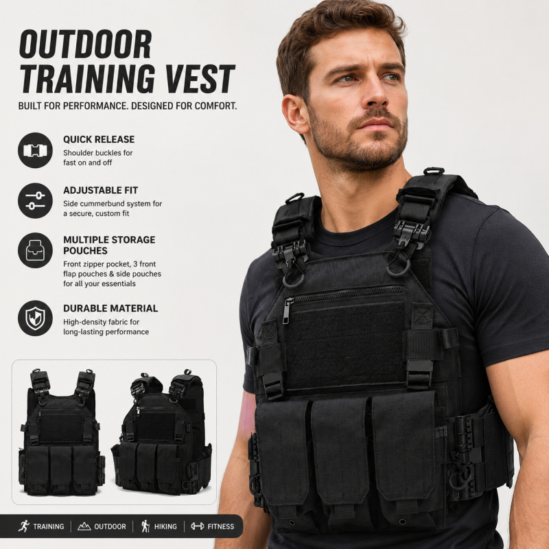 Tactical Vest Polyester Carrie - đánh giá và giá Outdoor Hunting Magazines