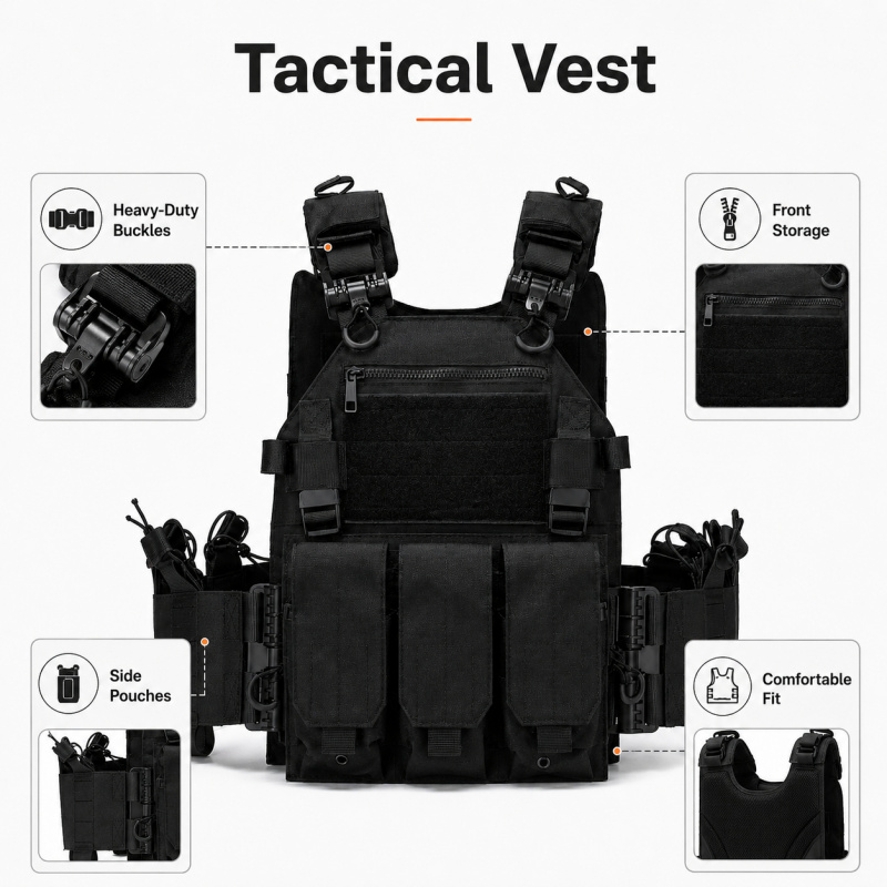Tactical Vest Polyester Carrie - đánh giá và giá Outdoor Hunting Magazines