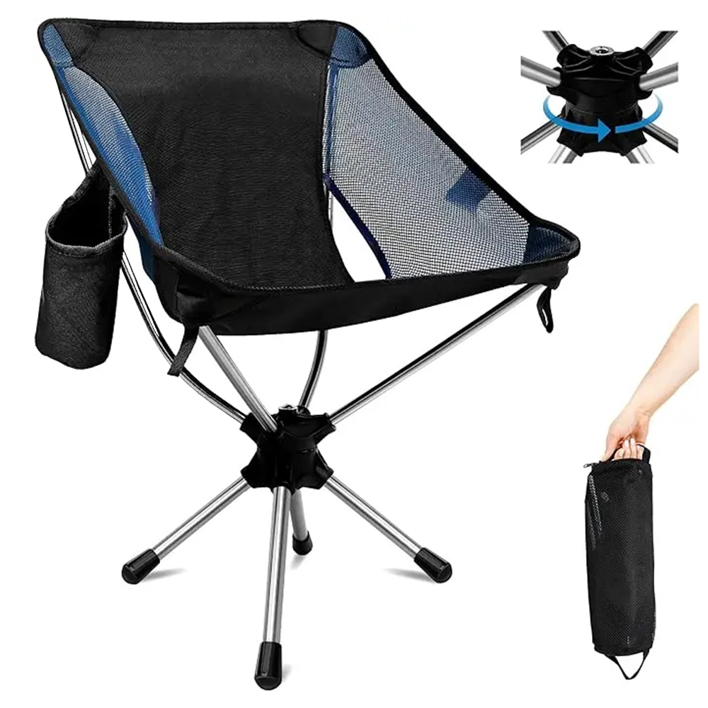 Folding Camping Chair 360° Rot - đánh giá và giá Outdoor Hunting Chair
