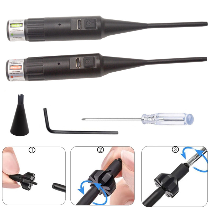 Bore Sight Kit 12Adpaters Lase - đánh giá và giá Laser Boresighter Kit