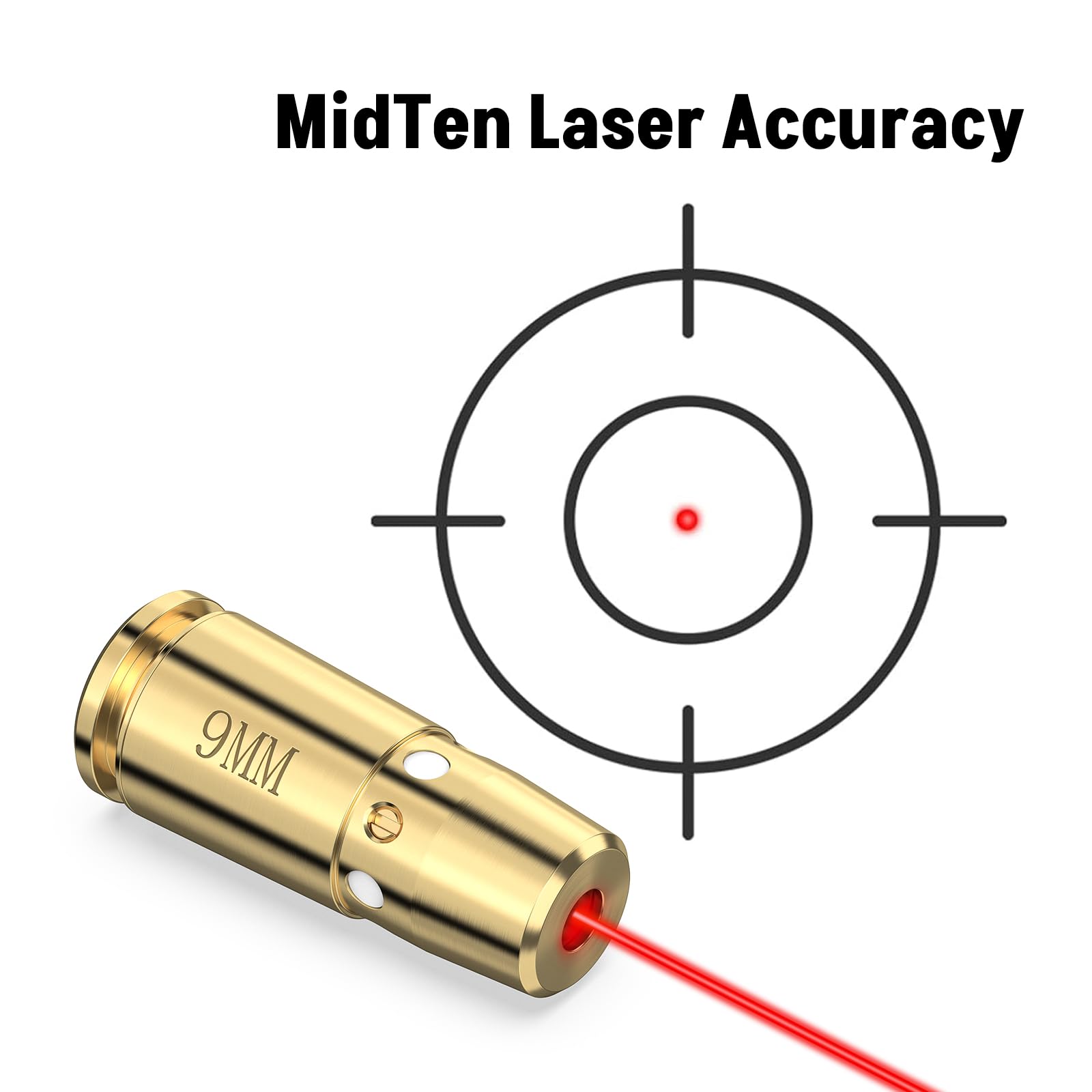 3Pcs Laser Bore Sight 9MM .40  - đánh giá và giá Laser Boresighter Kit