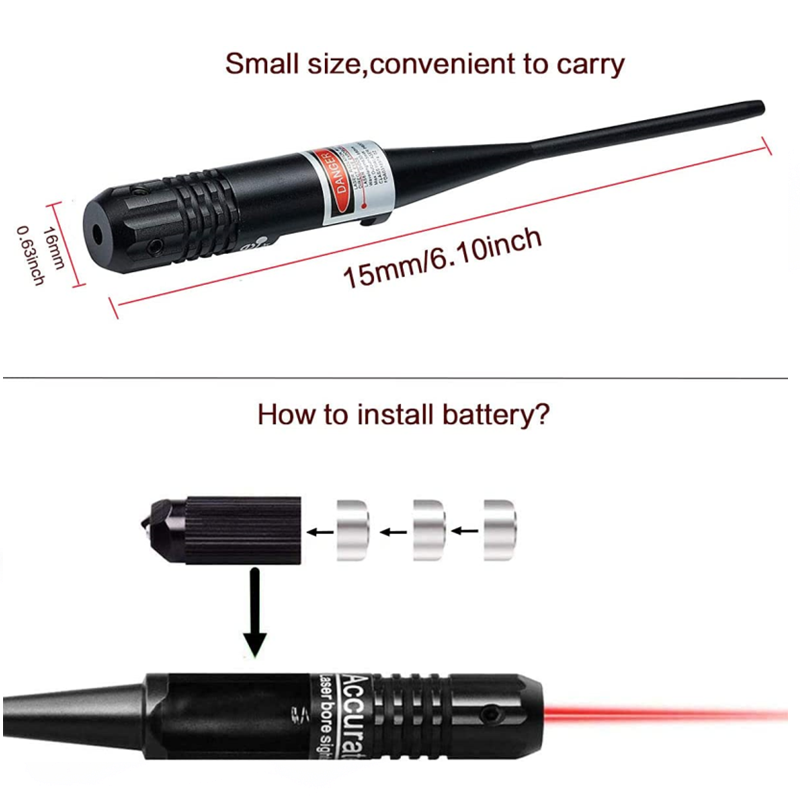 Laser Boresigher Kit 12 Adapte - đánh giá và giá Laser Boresighter Kit