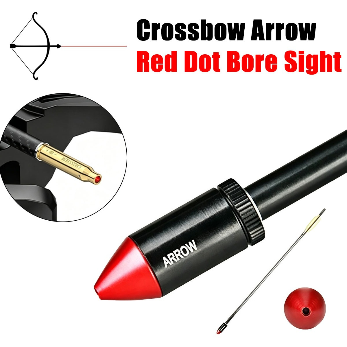 Tactical Crossbow Arrow Style  - đánh giá và giá Laser Boresighter Kit