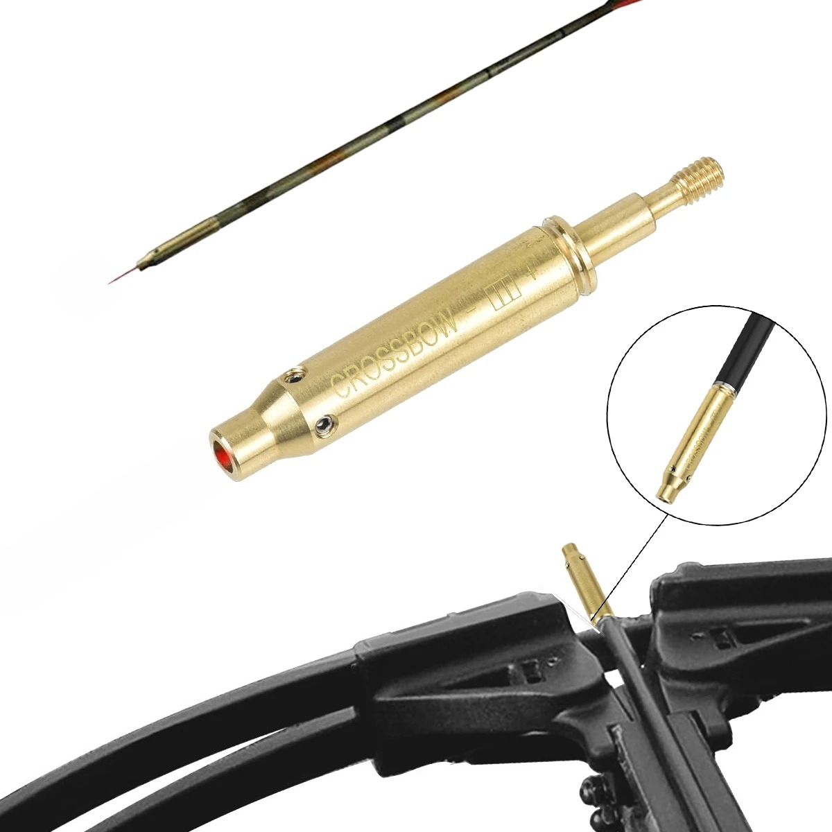 Tactical Crossbow Arrow Style  - đánh giá và giá Laser Boresighter Kit
