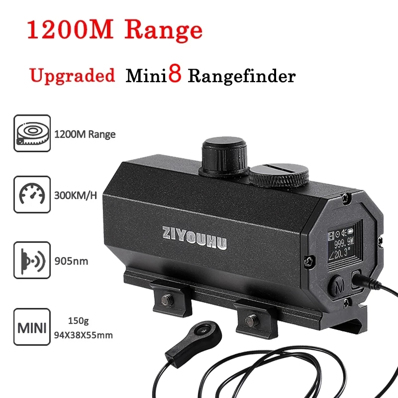 ZIYOUHU-MINI8 Caza Sniper Lase - đánh giá và giá Rangefinder Laser Hunting