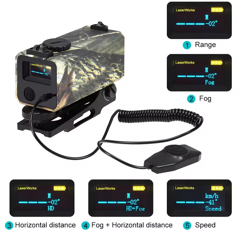 Mini Laser Automatic Range Fin - đánh giá và giá Rangefinder Laser Hunting