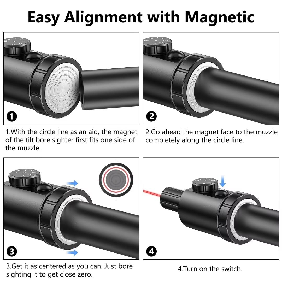 Magnetic Bore Sight Green Lase - đánh giá và giá Laser Boresighter Kit