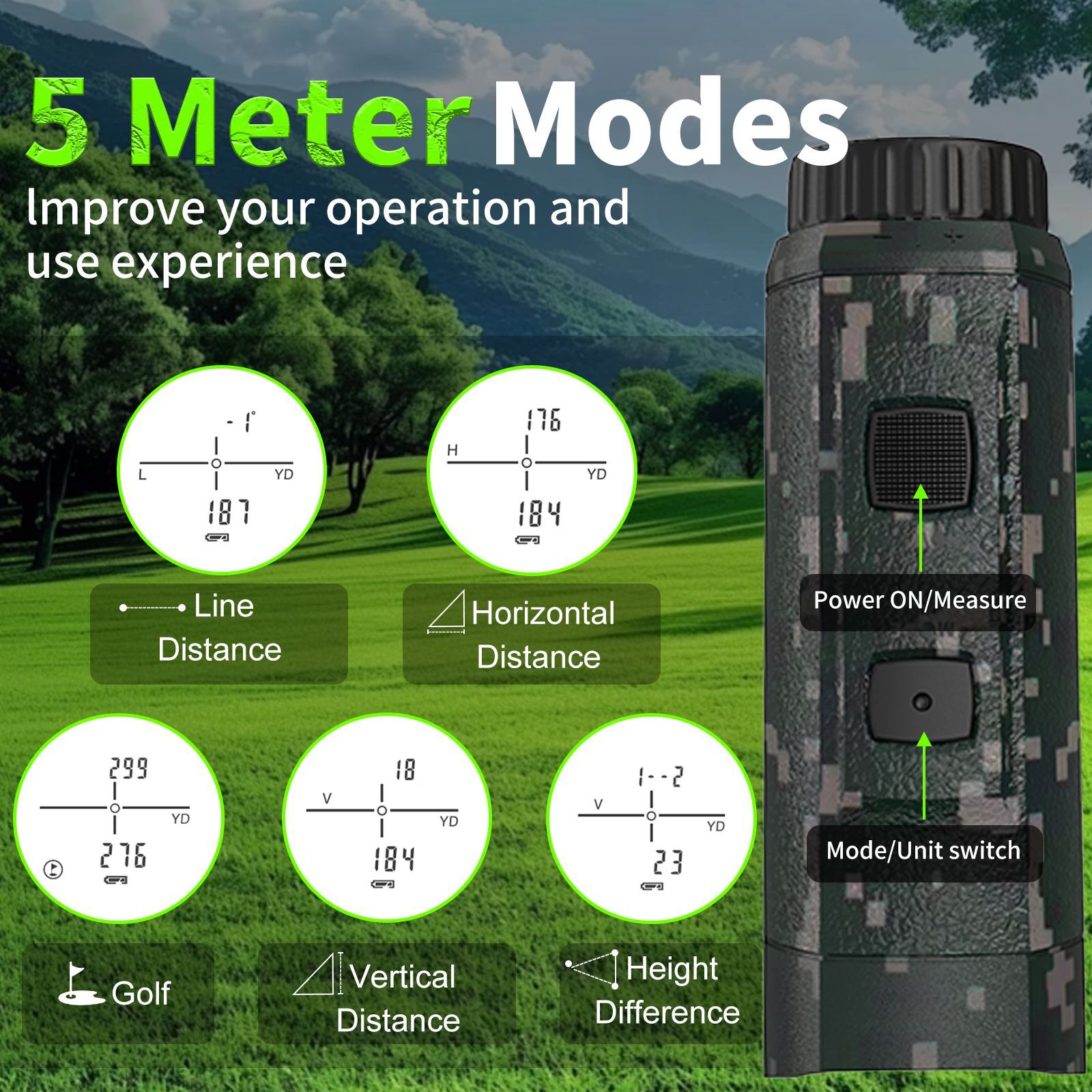 Camouflage Telescope Range Fin - đánh giá và giá Rangefinder Laser Hunting