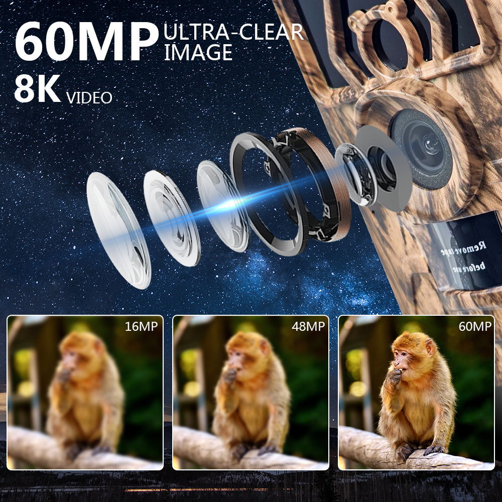 PR801W Ultra Clear 8K Video 60 - đánh giá và giá Outdoor Hunting Videos