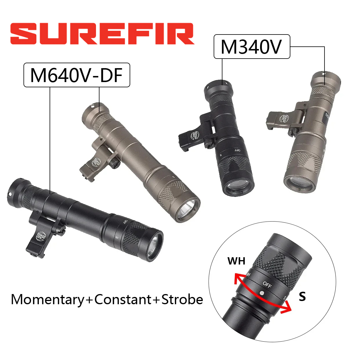 Surefir M600 M340 DF M640 SF F - đánh giá và giá Hunting Outdoor Shop