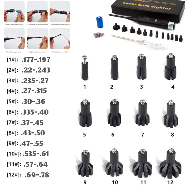 Tactical Laser Boresighter Kit - đánh giá và giá Laser Boresighter Kit