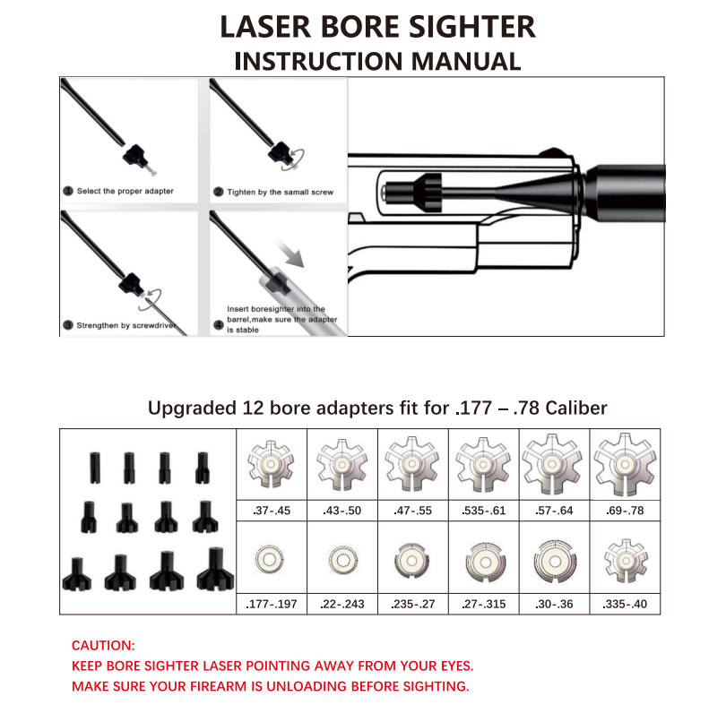 Tactical Laser Bore Sighter Ki - đánh giá và giá Laser Boresighter Kit
