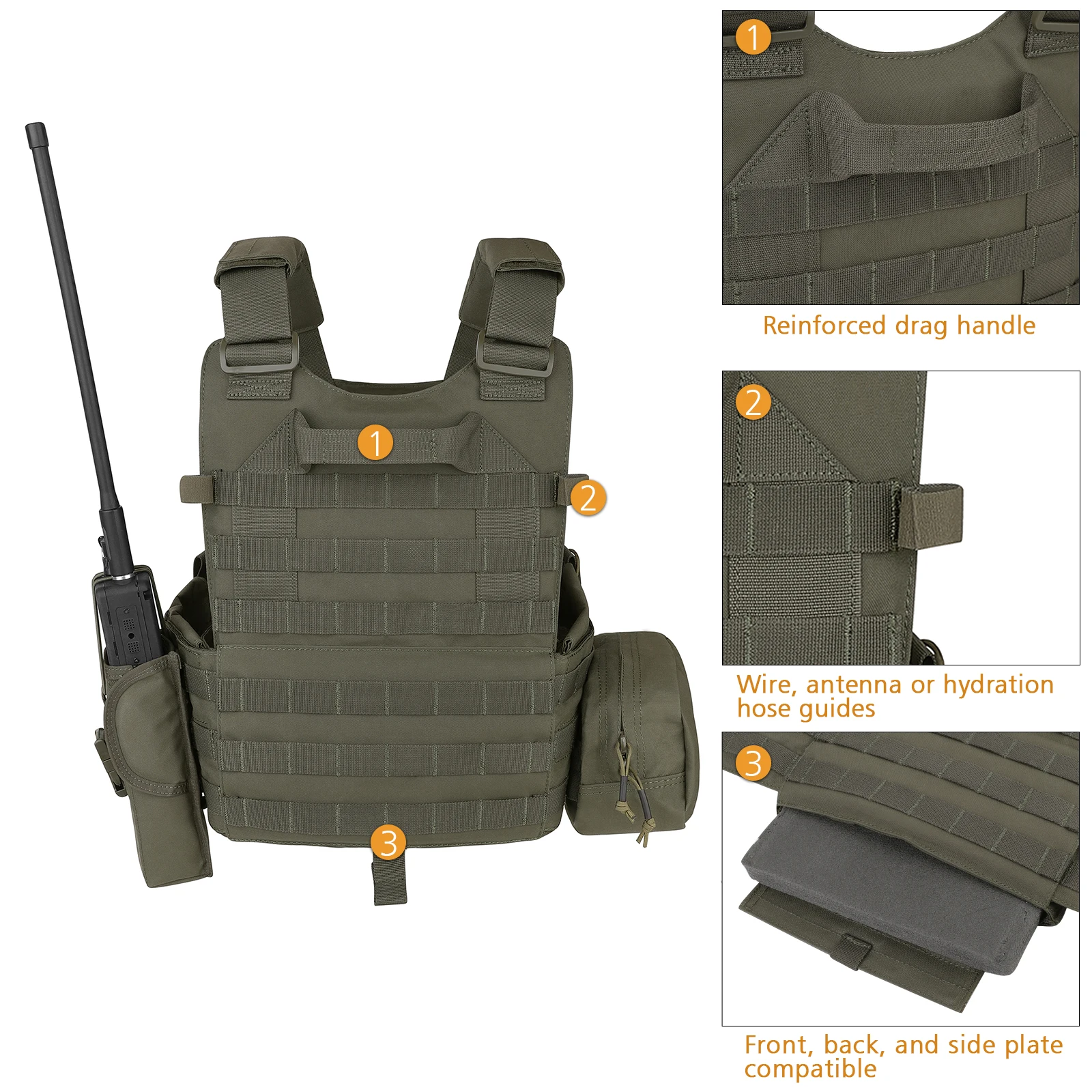 KRYDEX 6094 Tactical Vest Hunt - đánh giá và giá Outdoor Hunting Magazines